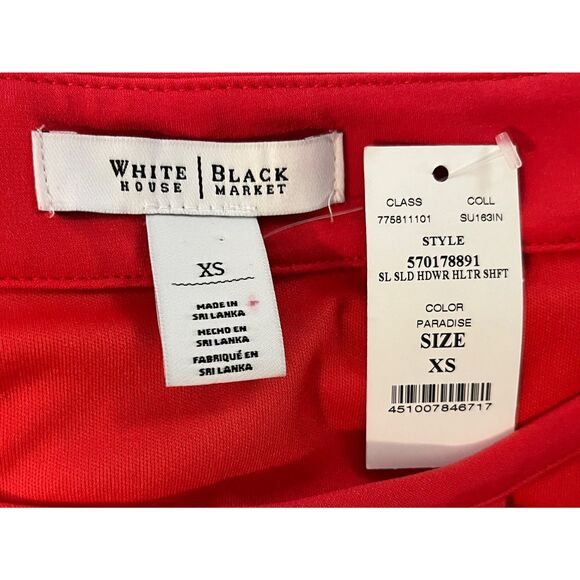 NWT White House Black Market Dress - Red - size XS - Picture 4 of 16